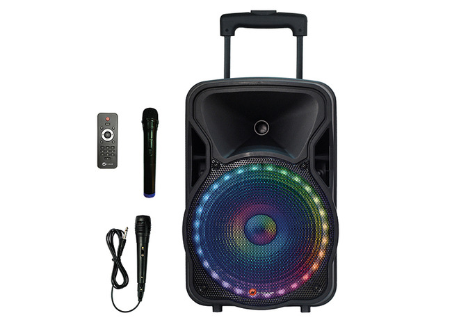 Muziekinstallatie - Bluetooth Speaker - N-gear The Flash 1205 - 300w - Trolley - Draagbaar - Per Stuk