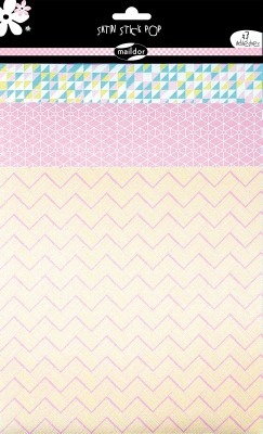 Papier - Zelfklevend Satijnpapier - Pompelmoes - Per Stuk