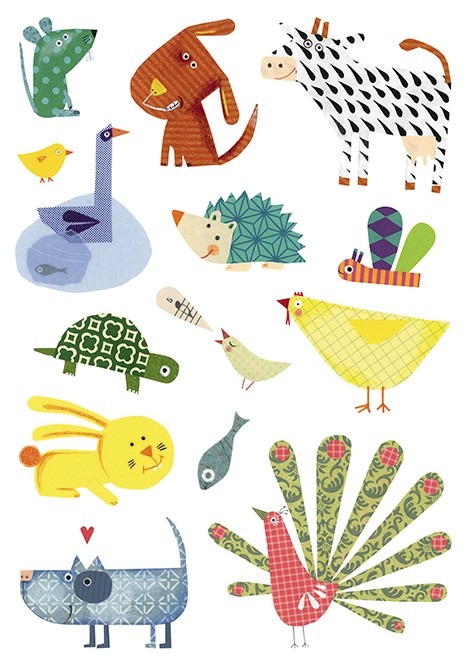 Stickers - Baby - Dieren - Set Van 93