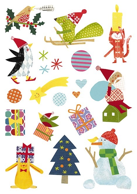 Stickers - Baby - Kerstmis - Set Van 105