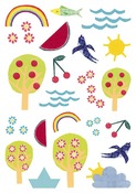 Stickers - baby - de seizoenen 120st