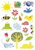 Stickers - Baby - de tuin - set van 99