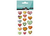 Stickers - Cooky - valentijn - per stuk