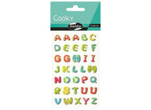 Stickers - Cooky - letters - per stuk