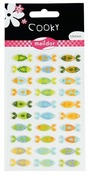 Stickers - Maildor - cooky - visjes - per stuk