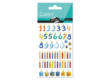 Stickers - Cooky - verjaardag - per stuk