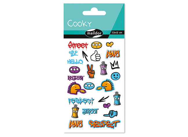Stickers - Cooky - Streetart - Per Stuk