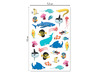 Stickers - Cooky - zeedieren - per stuk