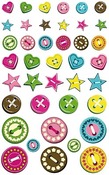 Stickers - Cooky - knoopjes - per stuk