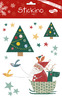 RAAMSTICKER KERSTMAN