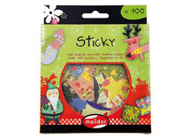 Stickers - Thema - 100St - kerst - per stuk
