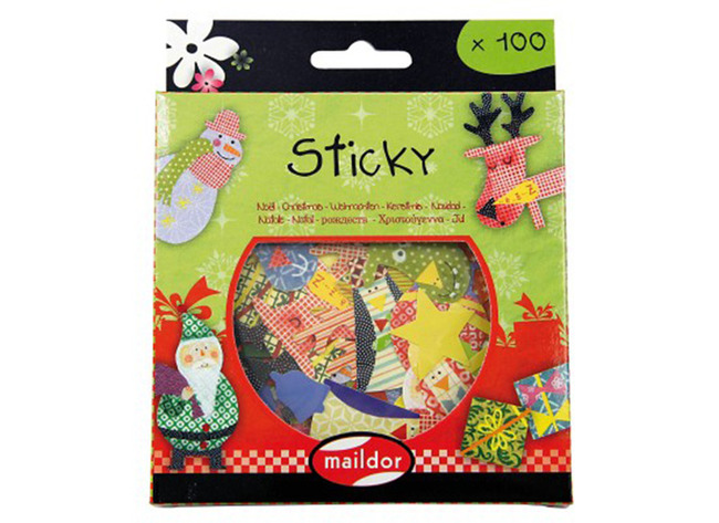 Stickers - Thema - 100st - Kerst - Per Stuk
