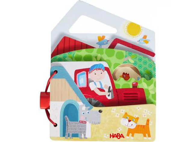 Boekjes - Hout - Haba - Trekker - Per Stuk