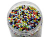 Kralen - rocaille - 2 mm - basiskleuren - pot van 500 g