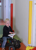 Hoekbeschermer - Arte Viva Corner Guard Deluxe - 100 x 6,1 x 6,1 cm - rood - per stuk