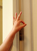 Deurstrip - Arte Viva Finger Alert 110° - 120 cm - transparant - breed profiel - per stuk