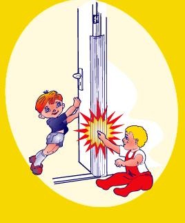 Deurstrip - Arte Viva Finger Alert 110° - 150 Cm - Transparant - Smal Profiel - Per Stuk