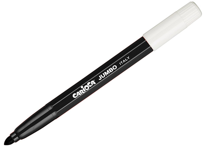 Stiften - Carioca Jumbo - Zwart - P/12