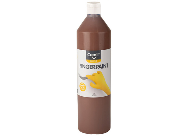 Verf - Vingerverf - Creall Happy Ingredients - 750ml/kleur - Bruin - Per Stuk