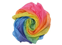 Open-ended - Grimm's - Sarah's Silks - zijden speeldoek regenboog - sjaal - per stuk