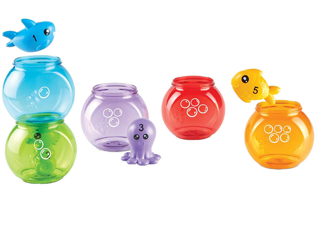 Spel - Rekenspel - Learning Resources Peekaboo Fishbowl Friends - Per Spel