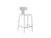 Stoel - Kunststof - Split - Metalen Poten - Zh 65 Cm
