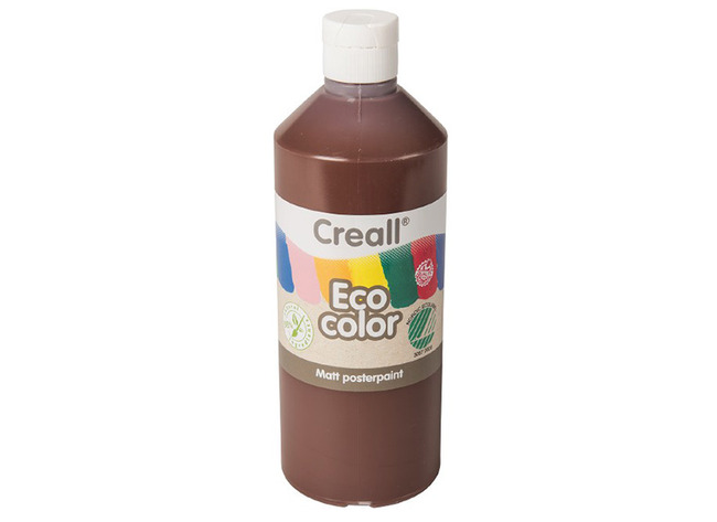 Verf - Plakkaatverf - Eco Color - Bruin - 500ml