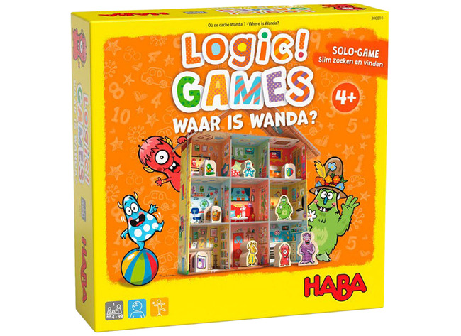 Ruimtelijk Inzicht - Haba - Logic! Games - Waar Is Wanda? - Per Spel