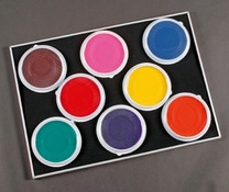 Stempelkussen - reuze - rond - 15 cm - per kleur