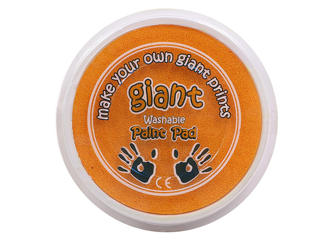 Stempelkussen - 15 Cm - Oranje - Per Stuk