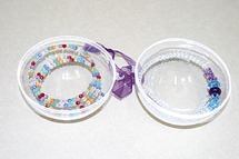 Kerstbal - transparant - 65 mm - set van 12