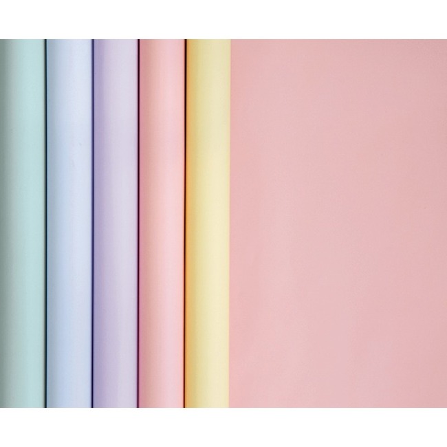 Knutselpapier - 90 G - 5m X 35 Cm - Pastelkleuren - Op Rol - Set Van 5