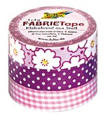 Tape - Stof - paars - Set Van 3