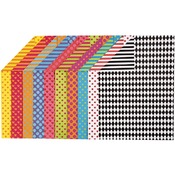 Karton - fotokarton - met motieven - dubbelzijdig - A4 - 250 g - set van 20 assorti