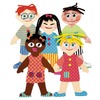 Karton - fotokarton - met motieven - dubbelzijdig - A4 - 250 g - set van 20 assorti