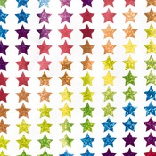 Stickers - holografische stickersterretjes 400st