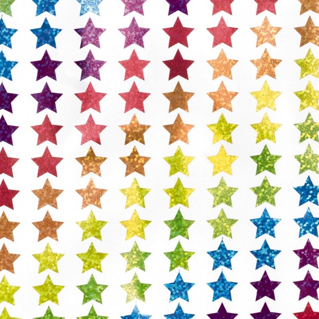 Stickers - Holografische Stickersterretjes 400st
