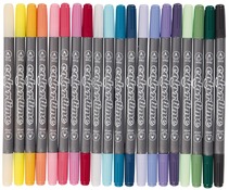 Kleurstiften - Dubbele Punt - Colortime - Pastel - Set Van 20