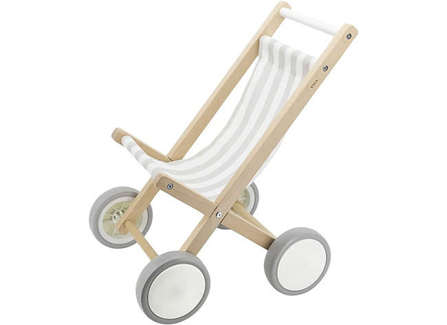 Poppen Toebehoren - Budget - Poppenbuggy Hout - Per Stuk