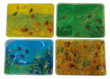 Sensorische pads - watermat - onderwaterwereld - set van 4 assorti