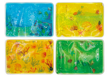 Sensorische pads - watermat - onderwaterwereld - set van 4 assorti