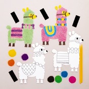 Zand - Magneten - Lovely Lama 6St