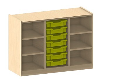 Kast Basic, Modulo, Kistenrij Midden