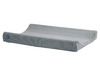 Aankleedkussenhoes - Jollein Basic Knit - 50 x 70 cm - stone grey - per stuk