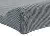 Aankleedkussenhoes - Jollein Basic Knit - 50 x 70 cm - stone grey - per stuk