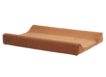 Aankleedkussenhoes - Jollein Basic Knit - 50 x 70 cm - caramel - per stuk