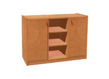 Kast - Basic - Modulo - Deuren Links En Rechts - beuk - deur appelgroen - per stuk