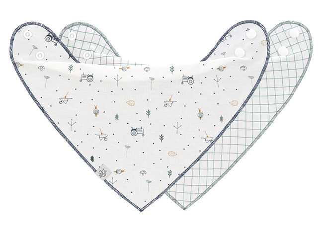 Textiel - Kwijlslabber - Lassig - Bandana - Waterproof - Garden Explorer - Set Van 2
