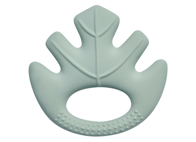 Bijtring - Jollein - Rubber Leaves Ash Green - Per Stuk