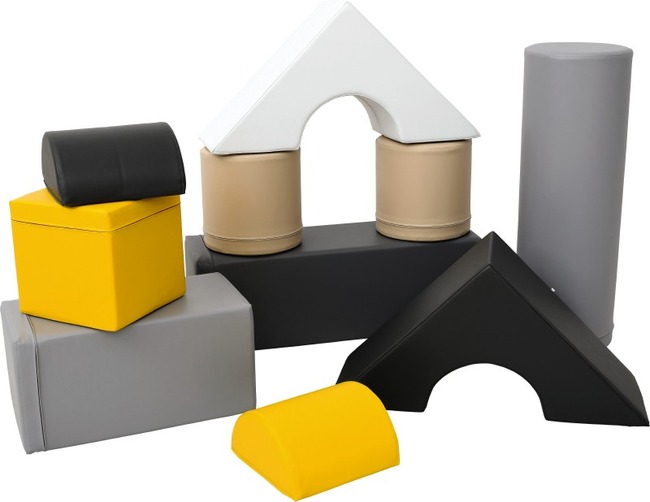 Blokken Mousse - Blokkenset 3 - Set V 10 - Nordic Kleuren
